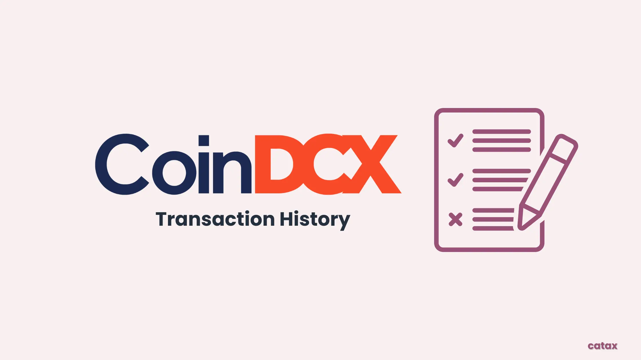 coindcx transaction history