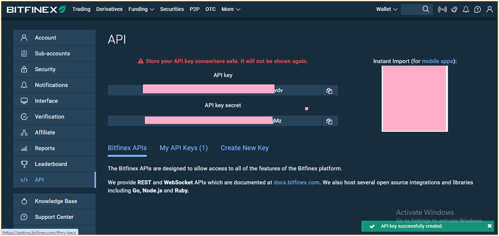 Bitfinex Taxes