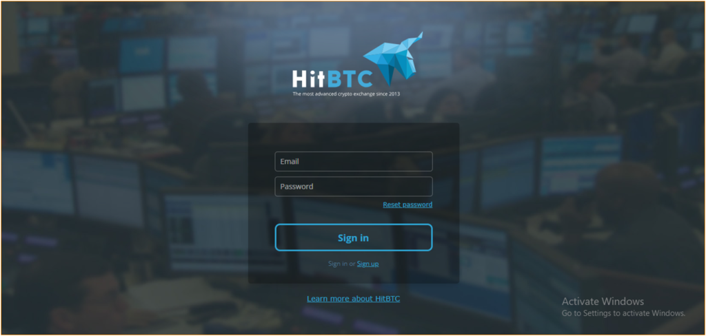 taxes from HitBTC