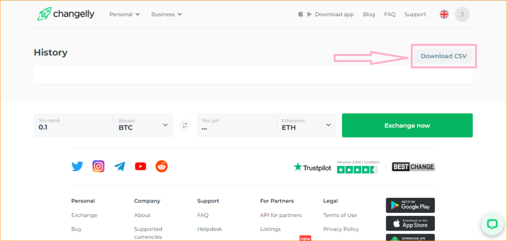 Changelly taxes