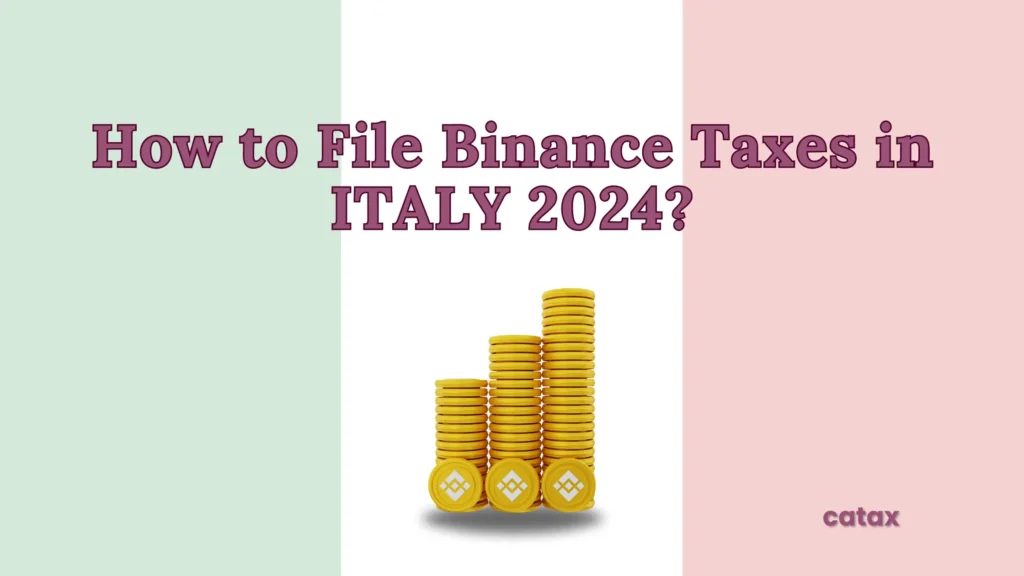 Binance Taxes in italy