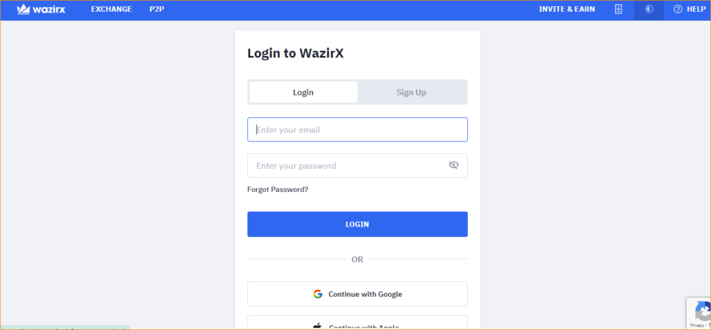 WazirX trading report