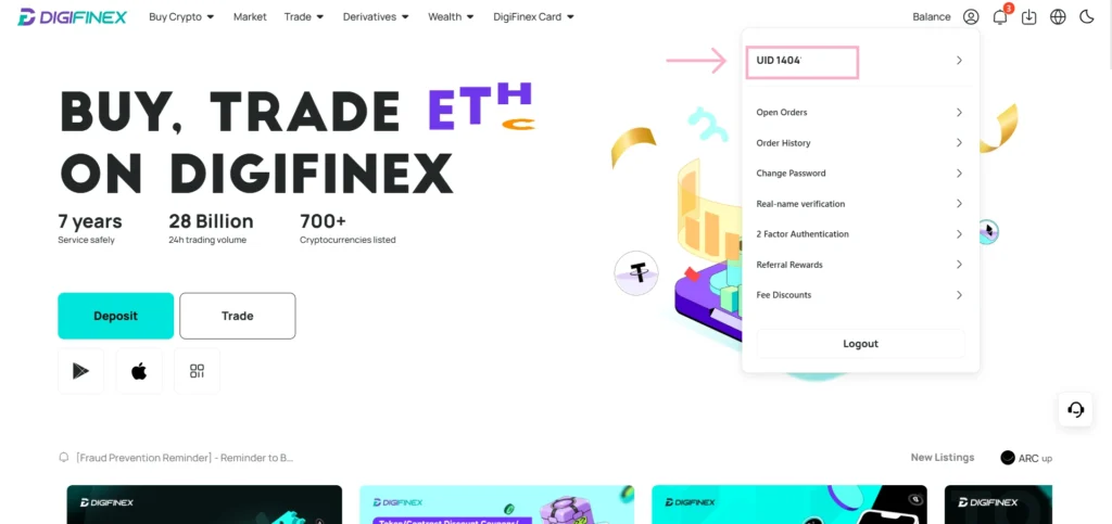 api for digifinex